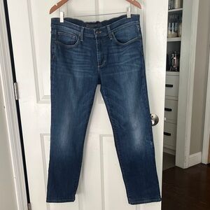 Joe's Jeans Brixton Women's Straight Leg Medium- Dark Blue Denim Sz 34
